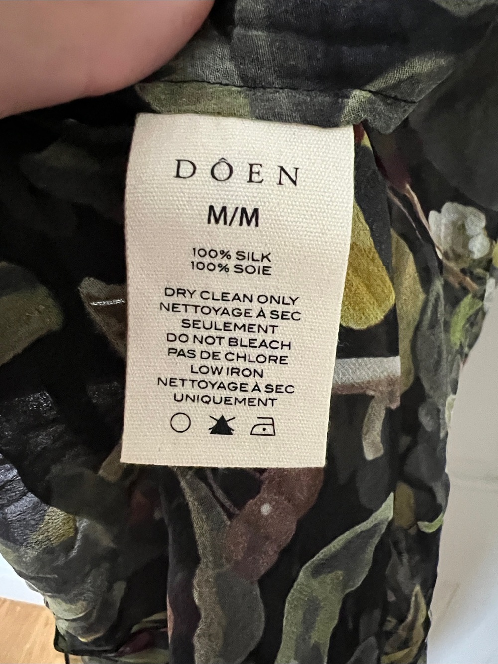 DOEN Oliana Silk Dress - Orchid Harvest - Picture 8 of 9